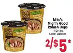 Jewel-Osco Mike's Mighty Good Ramen Cups offer