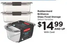 Mariano's Rubbermaid Brilliance Glass Food Storage offer