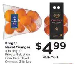 King Soopers Kroger navel oranges offer