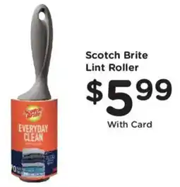 Mariano's Scotch Brite lint roller offer