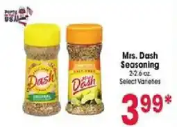 Jewel-Osco Mrs. Dash Seasoning offer