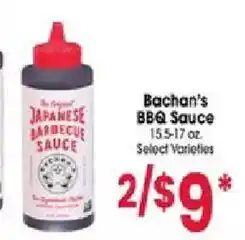 Jewel-Osco Bachan's BBQ Sauce offer