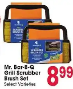 Jewel-Osco Mr. Bar-B-Q Grill Scrubber Brush Set offer