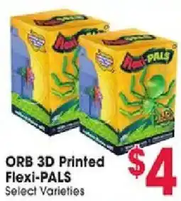 Jewel-Osco Orb 3d printed flexi-pals offer