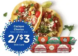 King Soopers Cacique Chorizo offer