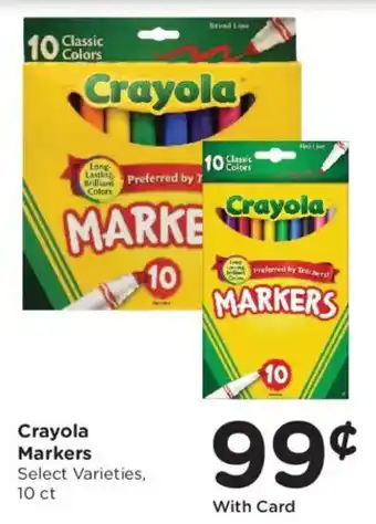 Mariano's Crayola markers offer