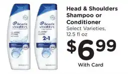 King Soopers Head & Shoulders Shampoo or Conditioner offer