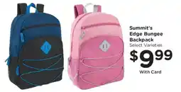 Mariano's Summit's Edge Bungee Backpack offer