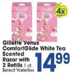 Jewel-Osco Gillette Venus ComfortGlide White Tea Scented Razor offer