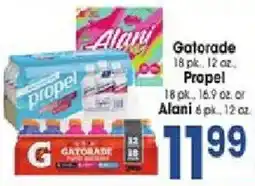 Jewel-Osco Gatorade Propel or Alani offer