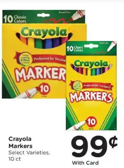King Soopers Crayola Markers offer