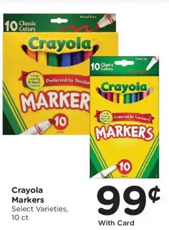 King Soopers Crayola Markers offer