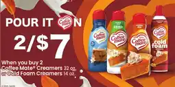 Jewel-Osco Coffee Mate Creamers offer