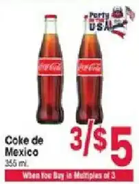 Jewel-Osco Coke de Mexico offer