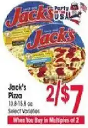 Jewel-Osco Jack's Pizza offer