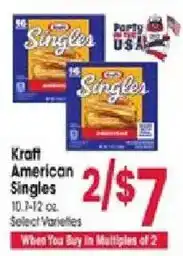 Jewel-Osco Kraft American Singles offer