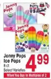 Jewel-Osco Jonny Pops Ice Pops offer