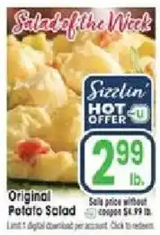 Jewel-Osco Sizzlin Original Potato Salad offer