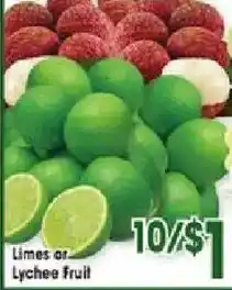 Jewel-Osco Limes or Lychee Fruit offer
