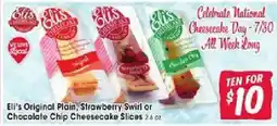 Jewel-Osco Ellis Original Cheesecake Slices offer