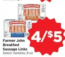 Food 4 Less Farmer John Breakfast Sausage Links offer