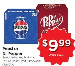 Ralphs Pepsi or Dr Pepper offer