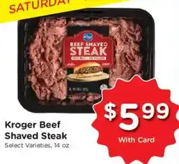 Ralphs Kroger Beef Shaved Steak offer
