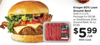 Kroger ground beef