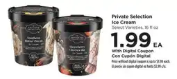 Food 4 Less Private Selection Ice Cream offer