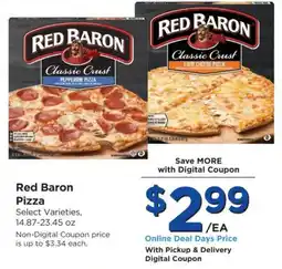 Food 4 Less Red Baron Pizza offer