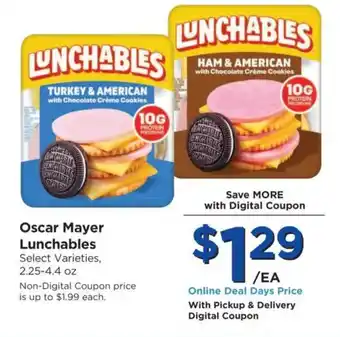 Food 4 Less Oscar Mayer Lunchables offer