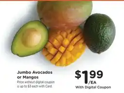 Ralphs Jumbo Avocados or Mangos offer