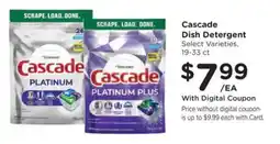 Ralphs Cascade dish detergent offer