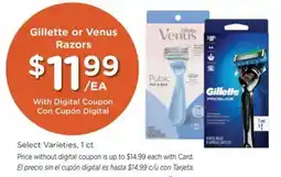 Ralphs Gillette or Venus Razors offer