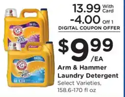 Ralphs Arm & Hammer Laundry Detergent offer