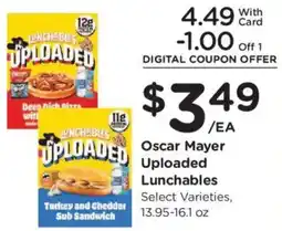 Ralphs Oscar Mayer Uploaded Lunchables offer