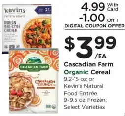 Ralphs Cascadian Farm Organic Cereal offer