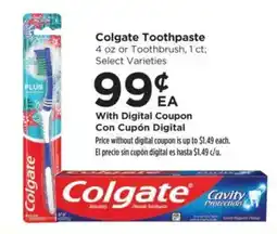 Food 4 Less Colgate toothpaste offer