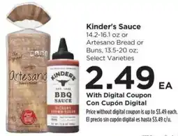 Food 4 Less Kinder's BBQ Sauce offer