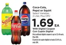 Food 4 Less Coca-Cola, Pepsi or Squirt offer