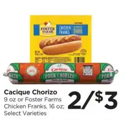 Food 4 Less Cacique Chorizo offer
