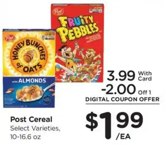 Ralphs Post Cereal offer