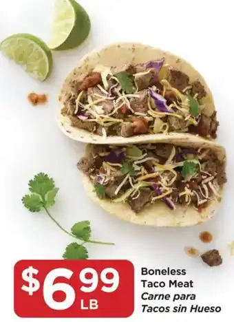 Food 4 Less Boneless Taco Meat offer