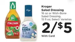 Ralphs Kroger salad dressing offer