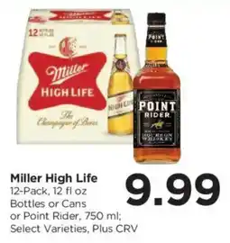 Food 4 Less Miller High Life or Point Rider offer