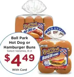 Ralphs Ball Park Hot Dog or Hamburger Buns offer