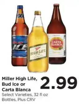 Food 4 Less Miller High Life, Bud Ice or Carta Blanca offer