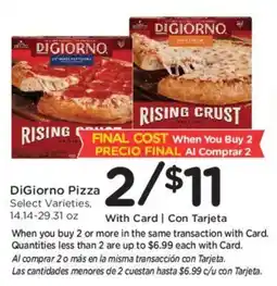 Ralphs DiGiorno Pizza offer