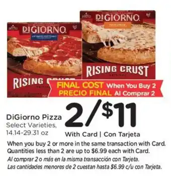 Ralphs DiGiorno Pizza offer