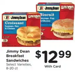 Ralphs Jimmy Dean Breakfast Sandwiches offer